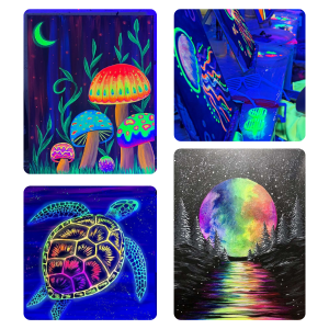 neon glow radionica slikanja u mraku